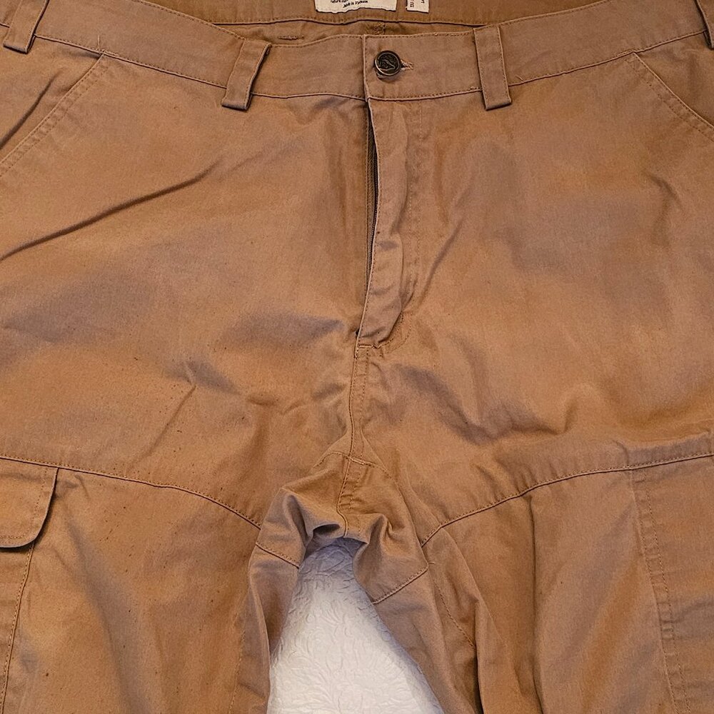 Fjallraven Karl Pro Trousers Khaki Pants - Size 38/Long Like New Conditi…